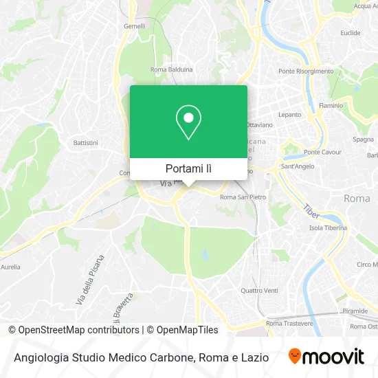 Mappa Angiologia Studio Medico Carbone
