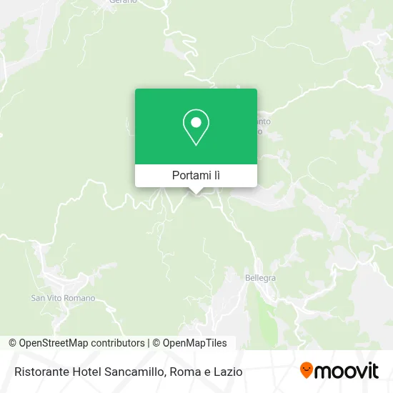 Mappa Ristorante Hotel Sancamillo