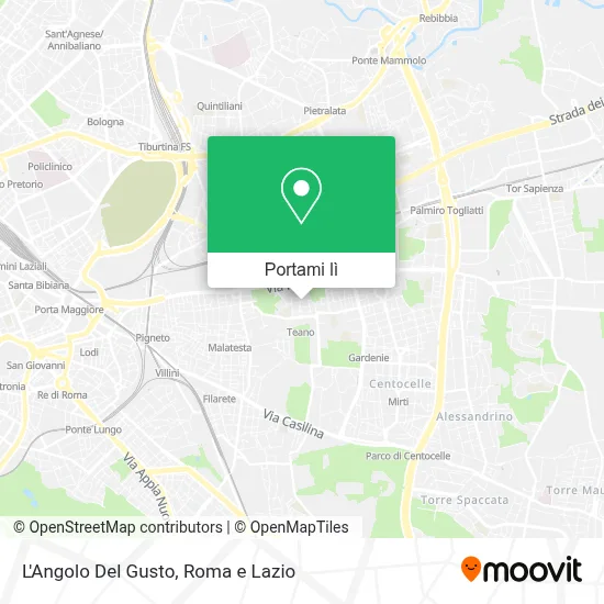 Mappa L'Angolo Del Gusto
