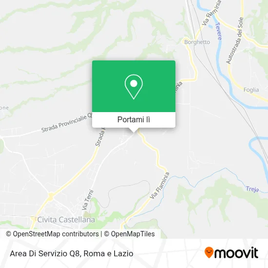 Mappa Area Di Servizio Q8