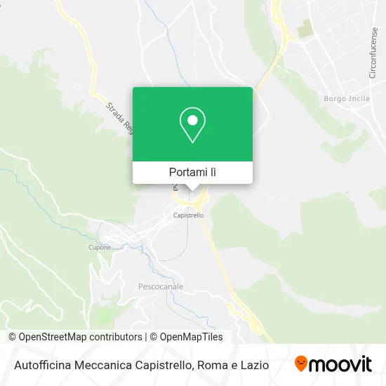 Mappa Autofficina Meccanica Capistrello