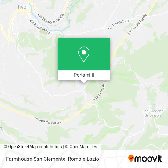 Mappa Farmhouse San Clemente