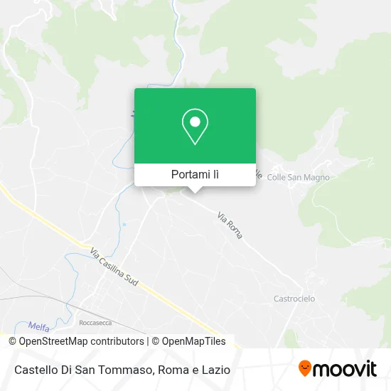 Mappa Castello Di San Tommaso