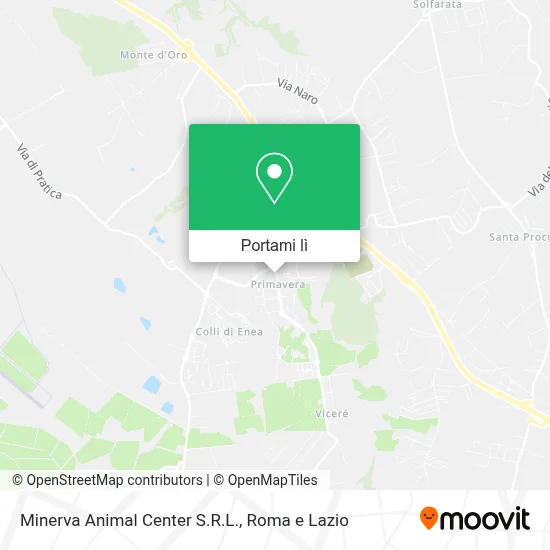 Mappa Minerva Animal Center S.R.L.