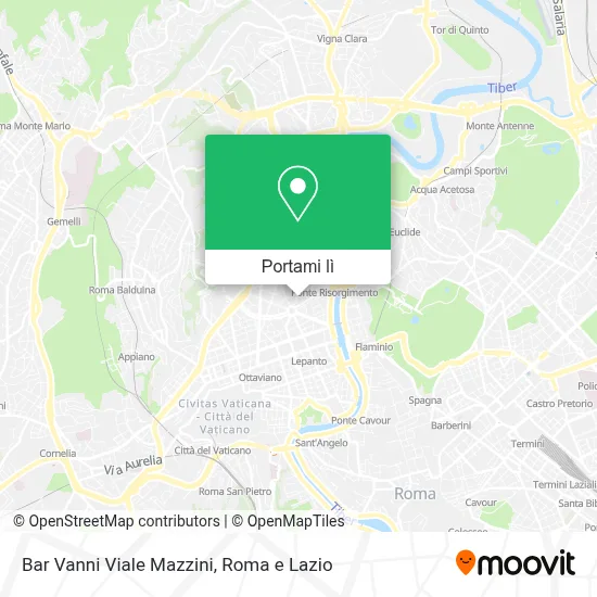 Mappa Bar Vanni Viale Mazzini