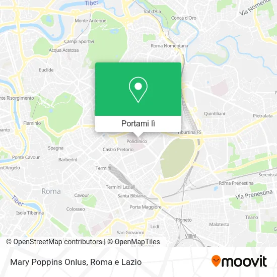 Mappa Mary Poppins Onlus