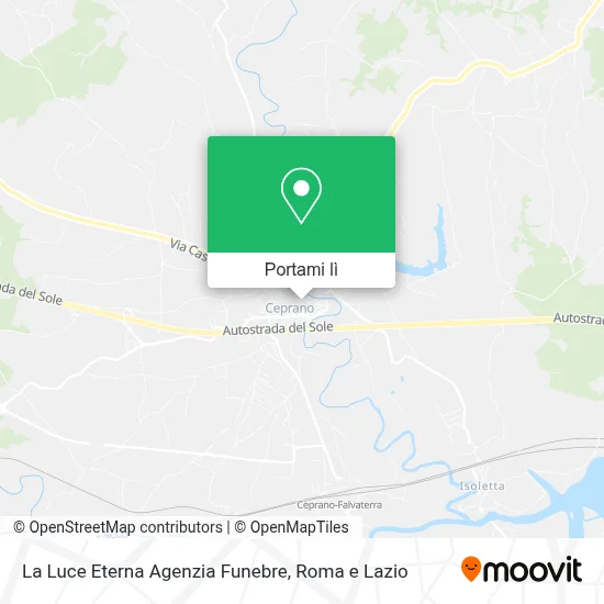 Mappa La Luce Eterna Agenzia Funebre