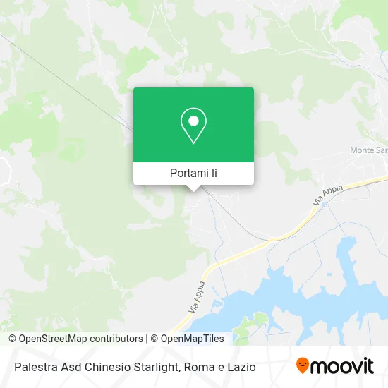 Mappa Palestra Asd Chinesio Starlight