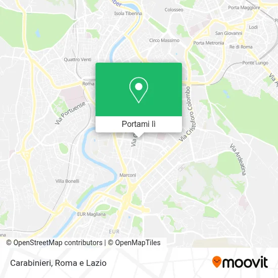 Mappa Carabinieri