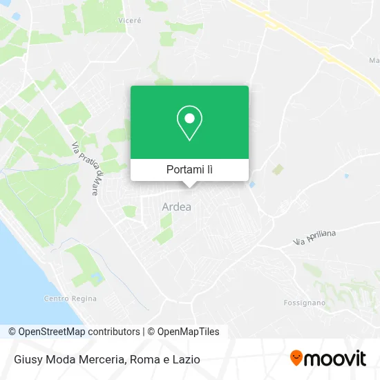 Mappa Giusy Moda  Merceria