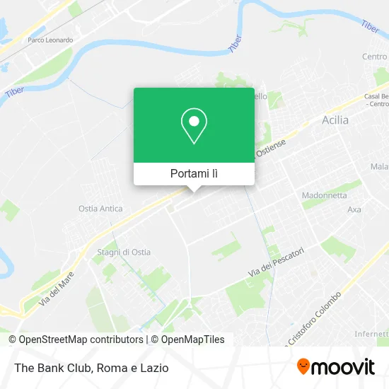 Mappa The Bank Club