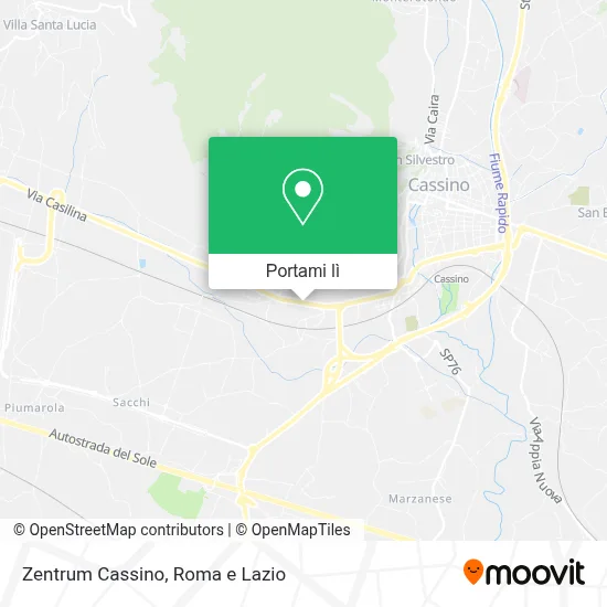 Mappa Zentrum Cassino
