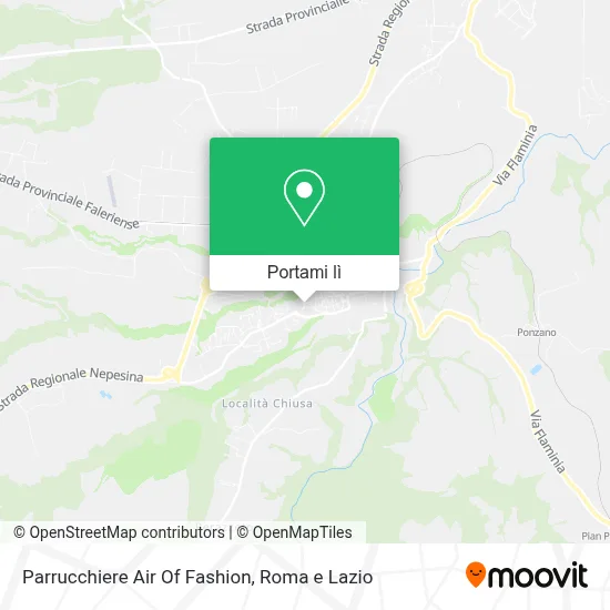 Mappa Parrucchiere Air Of Fashion