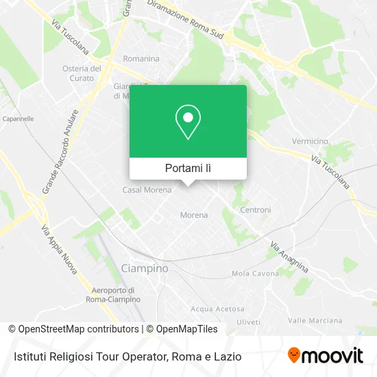 Mappa Istituti Religiosi Tour Operator