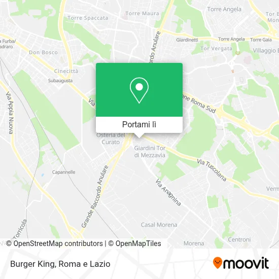Mappa Burger King