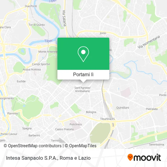 Mappa Intesa Sanpaolo S.P.A.