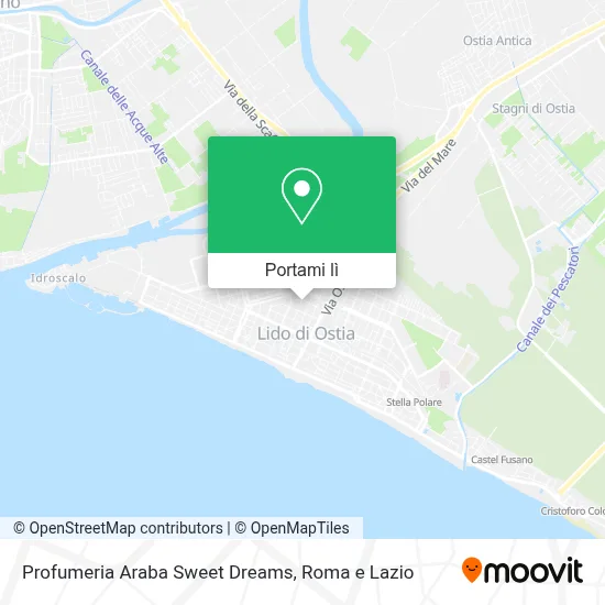 Mappa Profumeria Araba Sweet Dreams