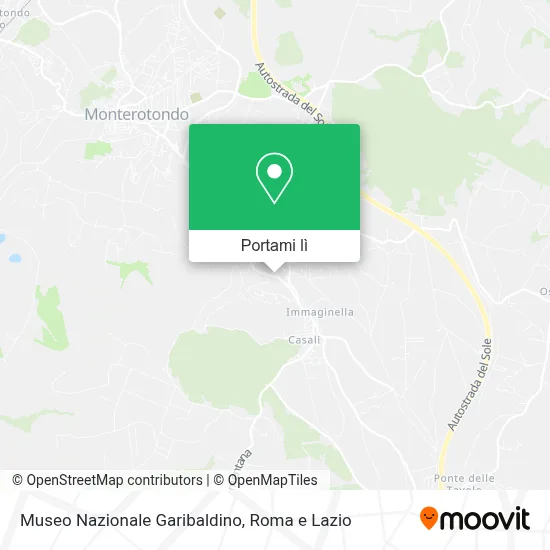 Mappa Museo Nazionale Garibaldino