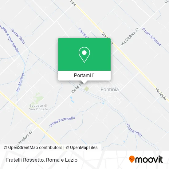 Mappa Fratelli Rossetto