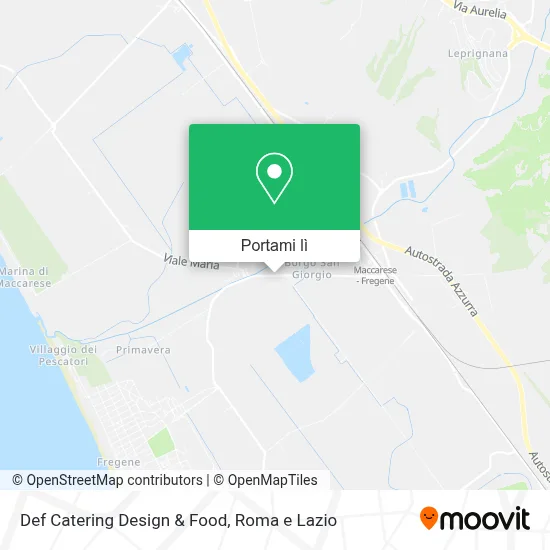 Mappa Def Catering Design & Food