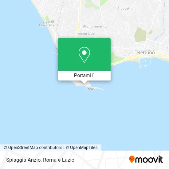Mappa Spiaggia Anzio