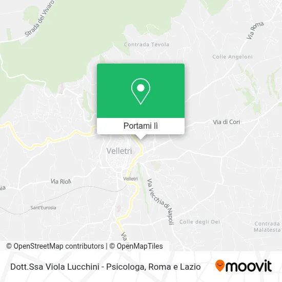 Mappa Dott.Ssa Viola Lucchini - Psicologa