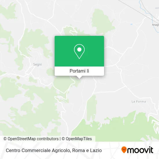 Mappa Centro Commerciale Agricolo