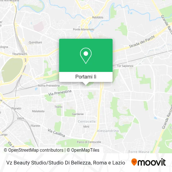 Mappa Vz Beauty Studio / Studio Di Bellezza