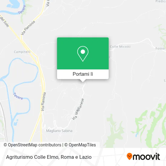 Mappa Agriturismo Colle Elmo