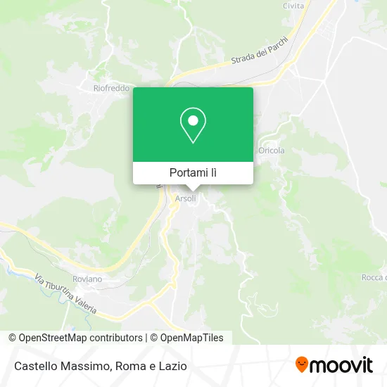 Mappa Castello Massimo