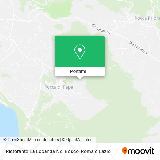 Mappa Ristorante La Locanda Nel Bosco