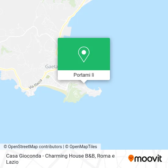 Mappa Casa Gioconda - Charming House B&B