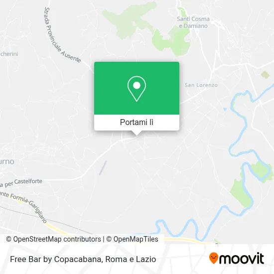 Mappa Free Bar by Copacabana