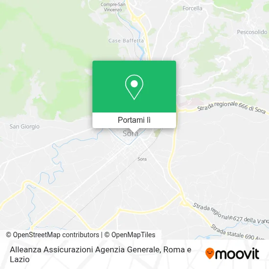 Mappa Alleanza Assicurazioni Agenzia Generale