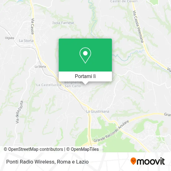 Mappa Ponti Radio Wireless