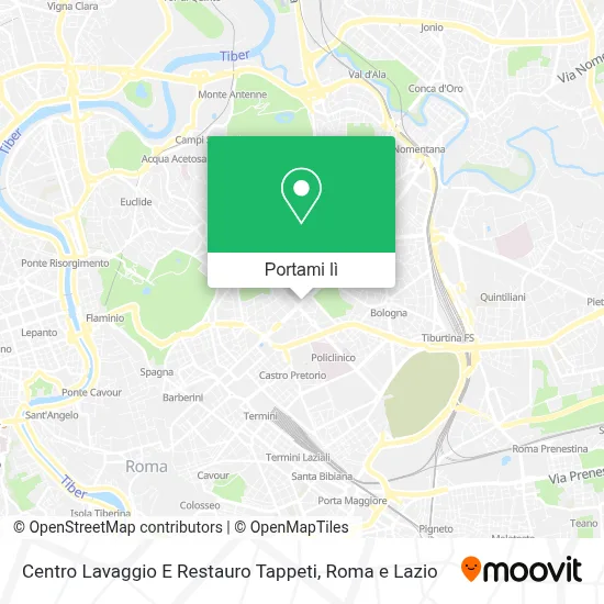 Mappa Centro Lavaggio E Restauro Tappeti