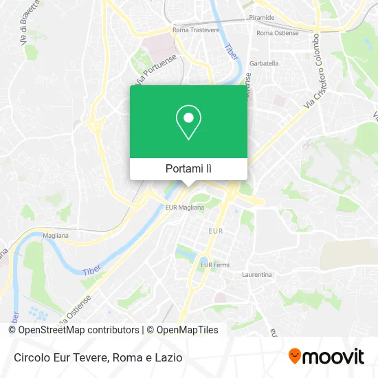Mappa Circolo Eur Tevere