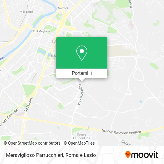 Mappa Meraviglioso Parrucchieri