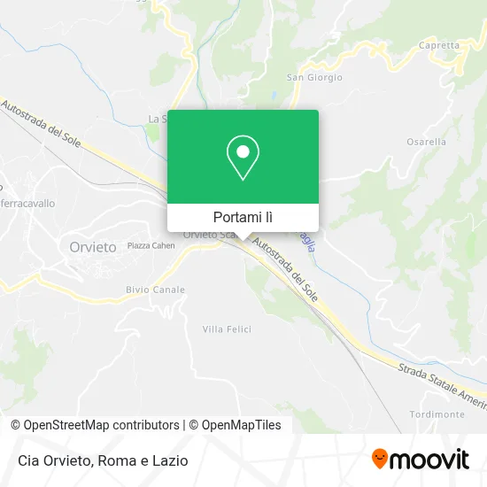 Mappa Cia Orvieto