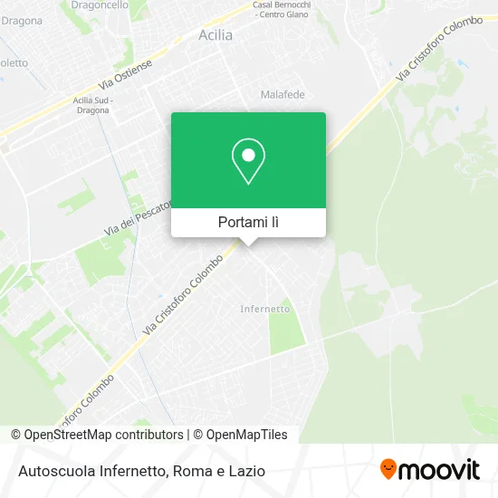 Mappa Autoscuola Infernetto