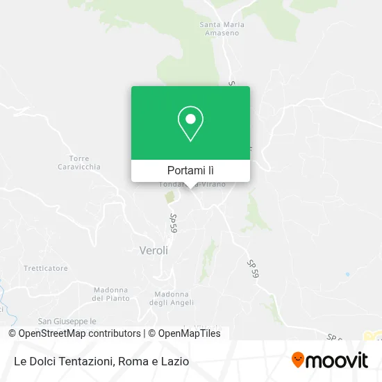 Mappa Le Dolci Tentazioni
