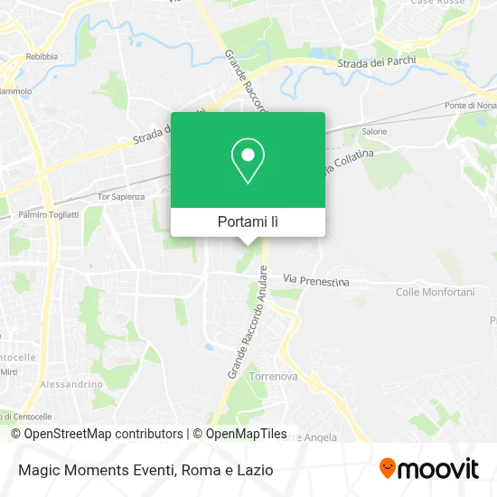 Mappa Magic Moments Eventi