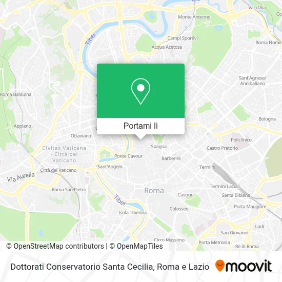 Mappa Dottorati Conservatorio Santa Cecilia