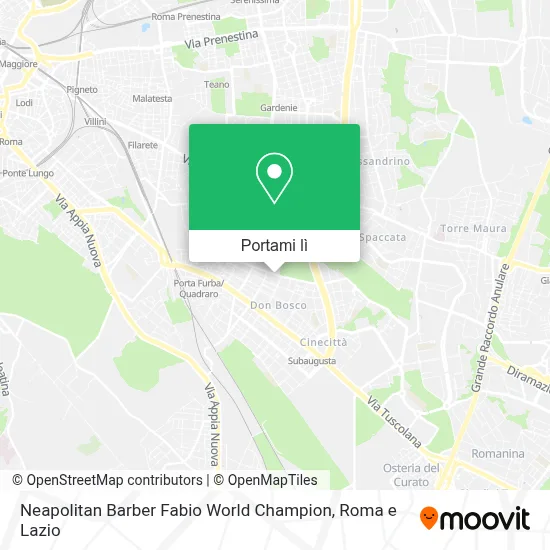 Mappa Neapolitan Barber Fabio World Champion