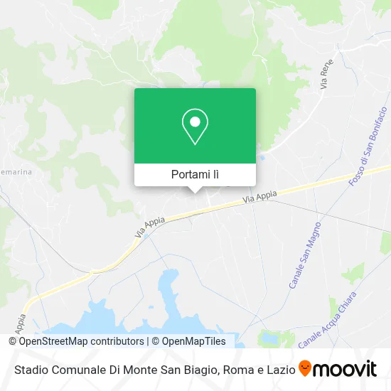 Mappa Stadio Comunale Di Monte San Biagio