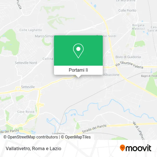 Mappa Vallativetro