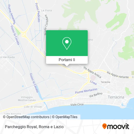 Mappa Parcheggio Royal