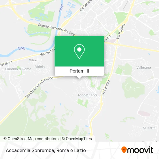 Mappa Accademia Sonrumba