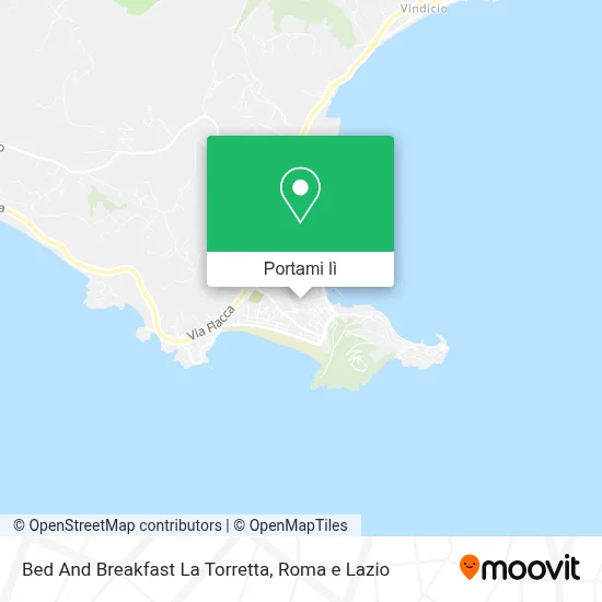 Mappa Bed And Breakfast La Torretta