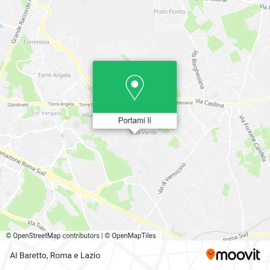 Mappa Al Baretto